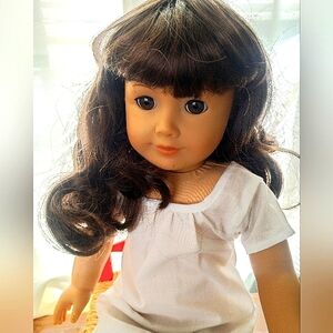 Vintage American Girl Doll 1995 with White Labeled Outfit with Visible Tag